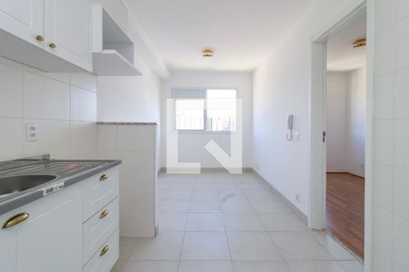 Sala - Cozinha de apartamento à venda com 1 quarto, 28m² em Vila das Belezas, São Paulo