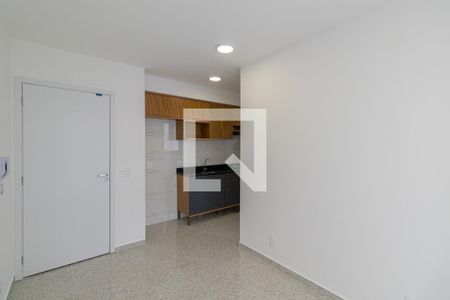 Sala/Cozinha/Área de Serviço  de apartamento para alugar com 2 quartos, 34m² em Vila Guilhermina, São Paulo