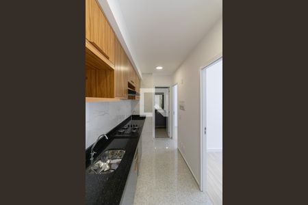 Sala/Cozinha/Área de Serviço  de apartamento para alugar com 2 quartos, 34m² em Vila Guilhermina, São Paulo