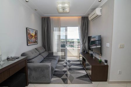 Sala de apartamento para alugar com 3 quartos, 76m² em Jardim Santa Clara do Lago I, Hortolândia