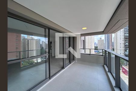 Varanda  de apartamento à venda com 2 quartos, 81m² em Brooklin, São Paulo