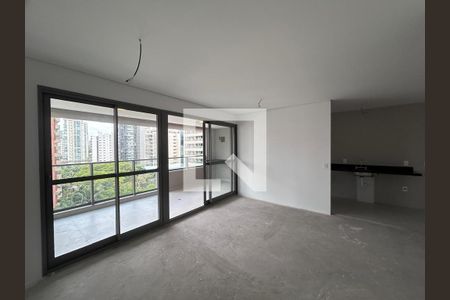 Sala de apartamento à venda com 2 quartos, 81m² em Brooklin, São Paulo