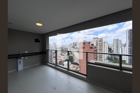 Varanda  de apartamento à venda com 3 quartos, 81m² em Brooklin, São Paulo