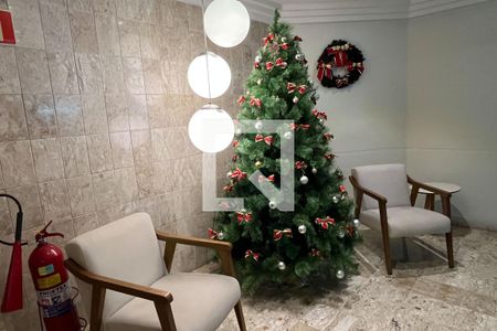 Área comum de apartamento para alugar com 3 quartos, 210m² em Ponta da Praia, Santos