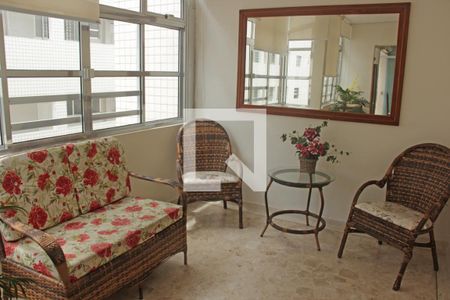 Sala de apartamento para alugar com 3 quartos, 210m² em Ponta da Praia, Santos