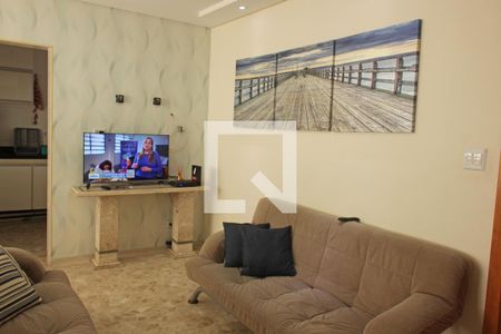 Sala de apartamento para alugar com 3 quartos, 210m² em Ponta da Praia, Santos