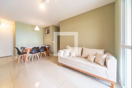 Sala de apartamento para alugar com 3 quartos, 76m² em Campestre, Santo André