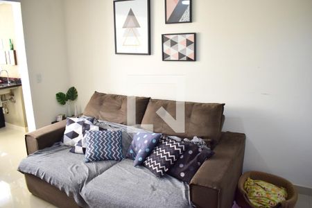 Sala de casa de condomínio para alugar com 1 quarto, 77m² em Jardim Imaraty, Ribeirão Preto