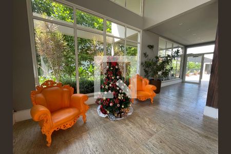 Hall de entrada de casa de condomínio para alugar com 1 quarto, 42m² em Granja Viana, Cotia