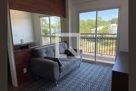 Sala de apartamento para alugar com 1 quarto, 38m² em Granja Viana, Cotia
