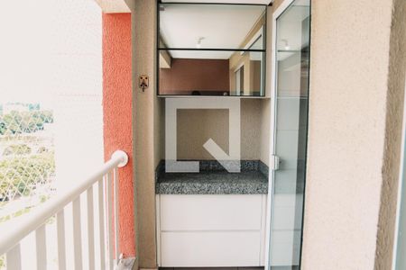 Varanda da Sala de apartamento para alugar com 2 quartos, 70m² em Santa Genoveva, Goiânia