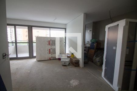 Sala de apartamento à venda com 2 quartos, 81m² em Brooklin, São Paulo