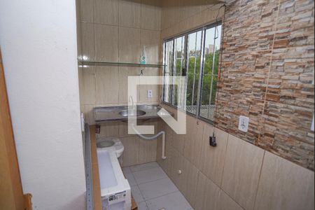 Cozinha de casa para alugar com 2 quartos, 65m² em São Lucas, Viamão