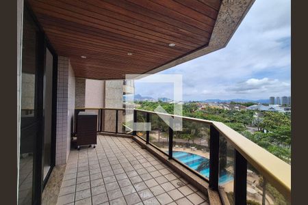 Varanda  de apartamento à venda com 4 quartos, 178m² em Barra da Tijuca, Rio de Janeiro