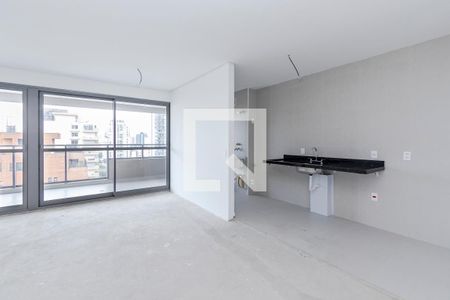 Sala de apartamento à venda com 3 quartos, 81m² em Brooklin, São Paulo