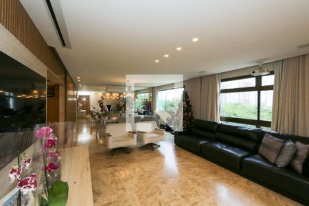 SALA de apartamento à venda com 4 quartos, 146m² em Belvedere, Belo Horizonte