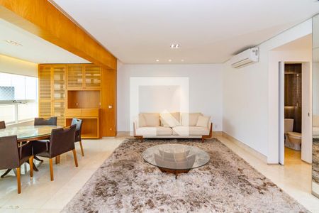 Sala de apartamento para alugar com 3 quartos, 154m² em Vila da Serra, Nova Lima