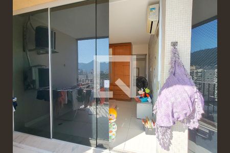 Varanda da Suíte 2 de apartamento à venda com 3 quartos, 190m² em Maracanã, Rio de Janeiro
