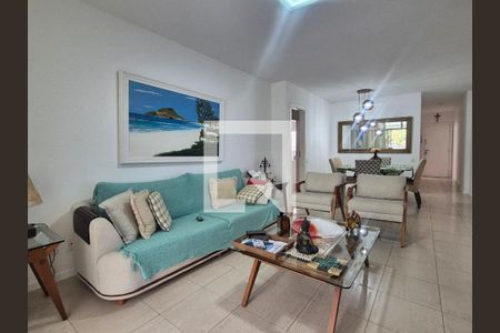 Sala  de apartamento à venda com 3 quartos, 138m² em Recreio dos Bandeirantes, Rio de Janeiro
