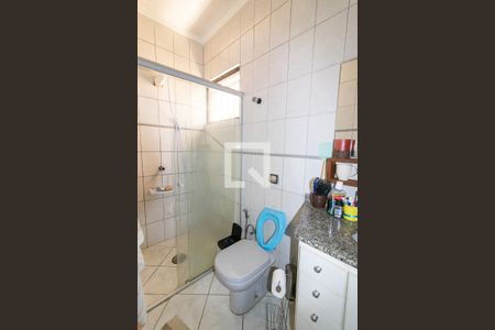 Banheiro da Suíte de casa à venda com 3 quartos, 120m² em Bosque de Barão Geraldo, Campinas