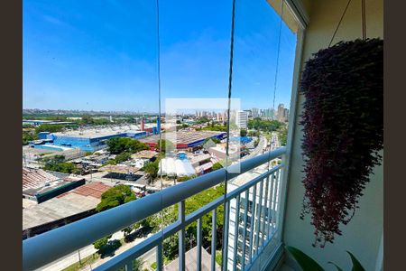 Varanda da Sala de apartamento para alugar com 2 quartos, 57m² em Vila das Palmeiras, Guarulhos