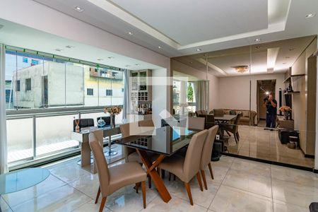 Sala de apartamento à venda com 3 quartos, 88m² em Caiçaras, Belo Horizonte