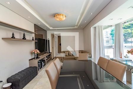 Sala de apartamento à venda com 3 quartos, 88m² em Caiçaras, Belo Horizonte