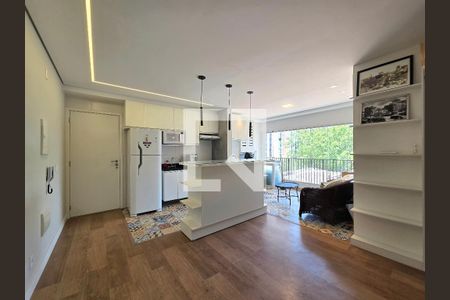 Sala/Cozinha de apartamento à venda com 2 quartos, 53m² em Vila Uberabinha, São Paulo