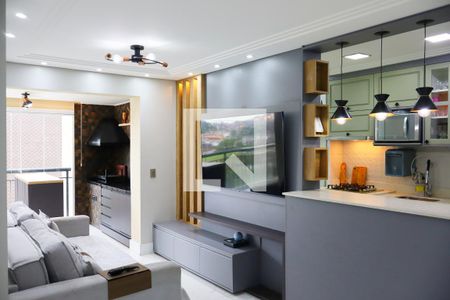 Sala  de apartamento para alugar com 2 quartos, 68m² em Jardim Flor da Montanha, Guarulhos