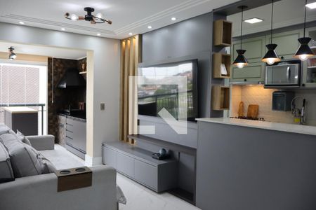 Sala  de apartamento para alugar com 2 quartos, 68m² em Jardim Flor da Montanha, Guarulhos