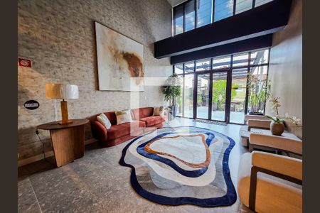 Hall de entrada de apartamento à venda com 1 quarto, 42m² em Jardim, Santo André