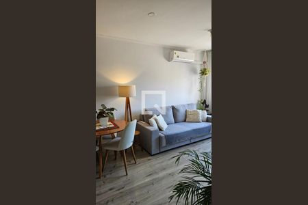 Sala  de apartamento à venda com 1 quarto, 43m² em Cristo Redentor, Porto Alegre