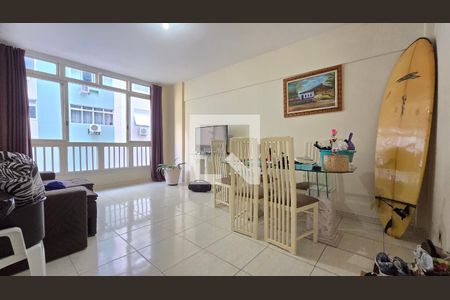 Sala de apartamento para alugar com 2 quartos, 100m² em Gonzaga, Santos