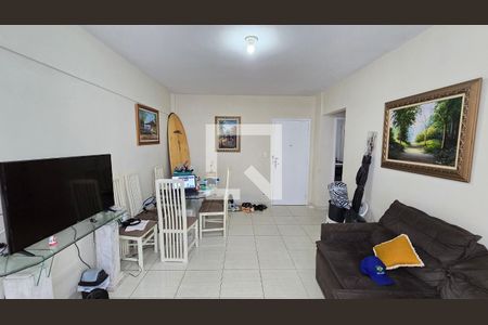 Detalhe Sala de apartamento para alugar com 2 quartos, 100m² em Gonzaga, Santos