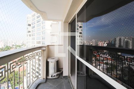 Varanda da Sala de apartamento à venda com 3 quartos, 157m² em Moema, São Paulo