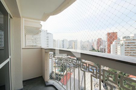 Varanda da Sala de apartamento à venda com 3 quartos, 157m² em Moema, São Paulo