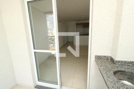 Varanda da Sala de apartamento para alugar com 1 quarto, 59m² em Vila Príncipe de Gales, Santo André