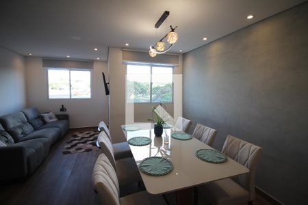 Sala de apartamento à venda com 3 quartos, 140m² em Riacho das Pedras, Contagem