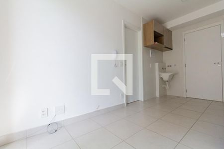 Sala, Cozinha e área de serviço de kitnet/studio para alugar com 1 quarto, 36m² em Vila Ré, São Paulo