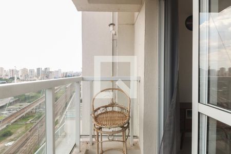 Varanda  de apartamento à venda com 1 quarto, 38m² em Tatuapé, São Paulo