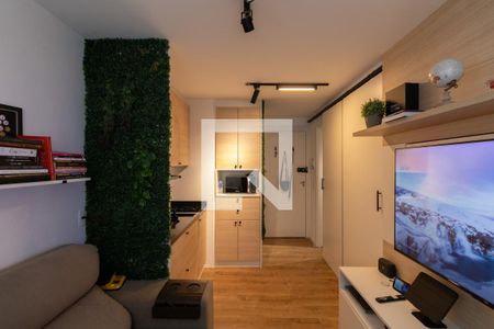 Sala e Cozinha de apartamento para alugar com 1 quarto, 26m² em Jardim America da Penha, São Paulo