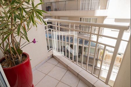 Varanda da Sala de apartamento à venda com 1 quarto, 44m² em Consolação, São Paulo