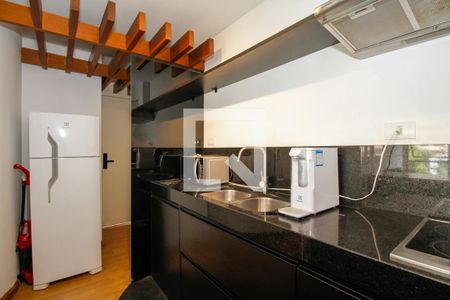 Sala e Cozinha de apartamento para alugar com 1 quarto, 50m² em Cerqueira César, São Paulo