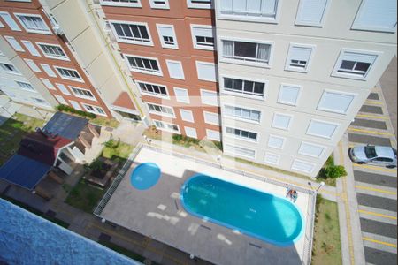Sala - Vista de apartamento para alugar com 2 quartos, 50m² em Parque Santa Fé, Porto Alegre