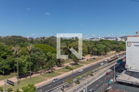 Vista do terraço de apartamento para alugar com 1 quarto, 34m² em Farroupilha, Porto Alegre