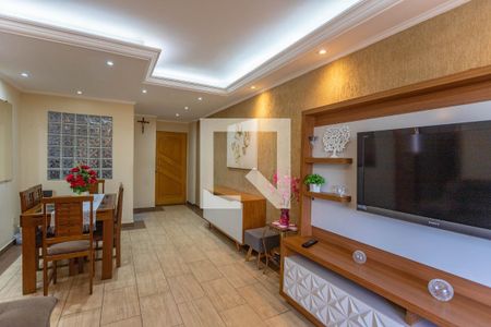 Sala  de apartamento à venda com 2 quartos, 70m² em Conceição, Diadema