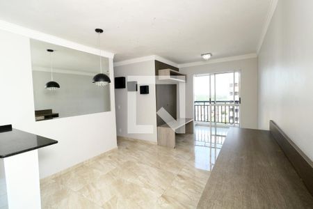 Sala de apartamento à venda com 2 quartos, 67m² em Vila Eldizia, Santo André