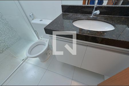 Banheiro Suíte de apartamento para alugar com 3 quartos, 90m² em Sagrada Família, Belo Horizonte