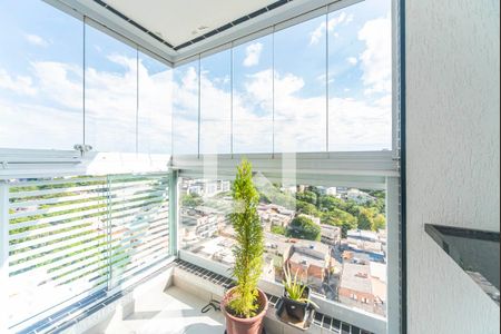 Varanda da Sala de apartamento para alugar com 2 quartos, 61m² em Paraíso, Santo André