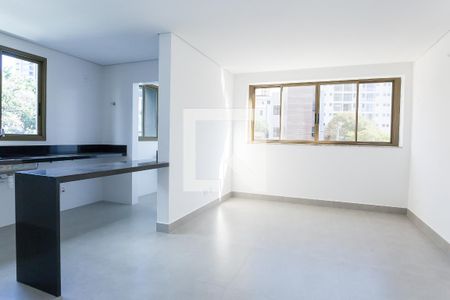 sala de apartamento à venda com 2 quartos, 68m² em Carmo, Belo Horizonte